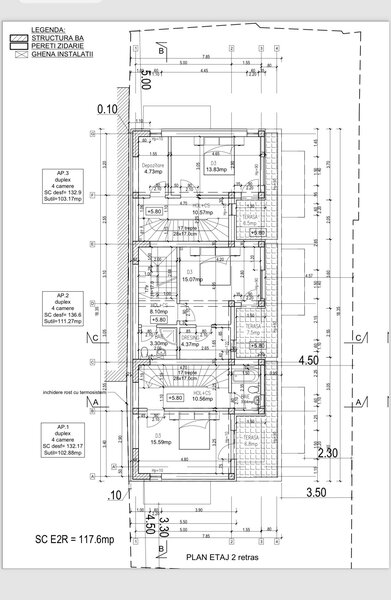 Bucurestii Noi, Triplex superb cu 3 apartamente individuale pe 2 nivele